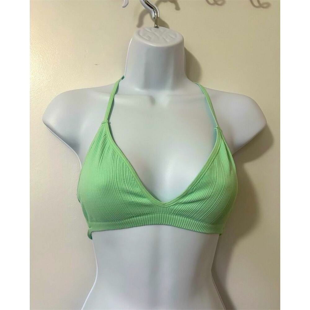 Free People Intimately Bralette XS Mint Green Lace Sexy Bra